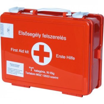 Munkahelyi mentőláda, elsősegély doboz, I-es tipus, 30 főig, falra szerelhető - mentőláda - Tartex webáruház