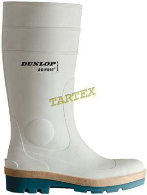 DUNLOP Acifort Tricolour Fehér PVC csizma, 37-46-ig