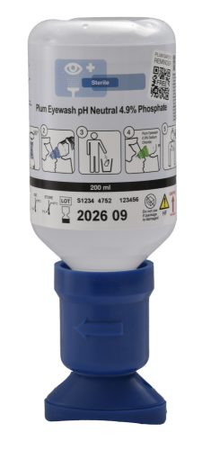 Plum pH Neutral elsősegély szemkimosó, szemöblítő folyadék, 200 ml - védőkupak nélküli