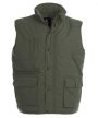 B&C Bodywarmer Explorer, bélelt mellény, nedvesség, szél hideg ellen, S-3XL-ig, TÖBB SZÍNBEN! - téli munkás mellény - Tartex munkaruházat