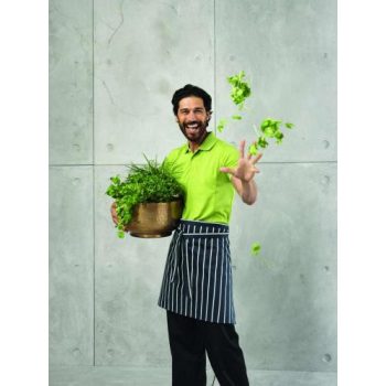 Csíkos derékon kötős kötény - munkakötény - Tartex munkaruházat