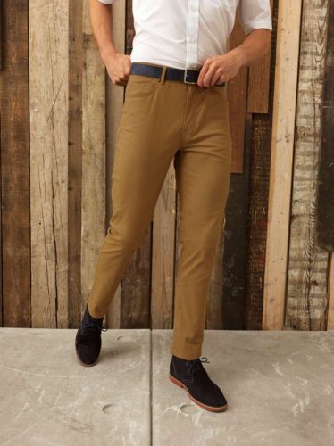 Férfi farmer nadrág, CAMEL, S-3XL, 63% PE+35% pamut+2% Elastane