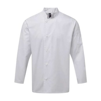 Essential hosszú ujjú unisex szakácskabát – mandarin galléros, 65% poliészter 35% pamut, XS-4XL-ig, TÖBB SZÍNBEN! - szakácskabát - Tartex munkaruházat