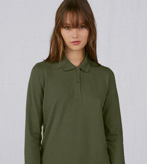 B&C My polo 180 LSL/women, női hosszú ujjú galléros póló, 100% pamut, XS-2XL-ig, TÖBB SZÍNBEN! - női hosszú ujjú póló - Tartex munkaruházat