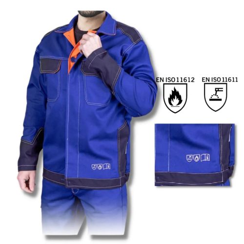 Welder Spectra KRT lángálló, antisztatikus munkás kabát, M-3XL-ig