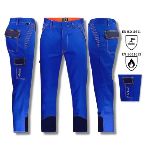 Welder Spectra SPD lángálló, antisztatikus derekas munkásnadrág, 100% pamut, 46-62-ig
