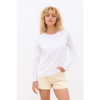 Sol'S Monarch női hosszú ujjú, kerek nyakú póló, FEHÉR, 100% pamut, 150 gr, 3XL - ingek, pólók - Tartex munkaruházat