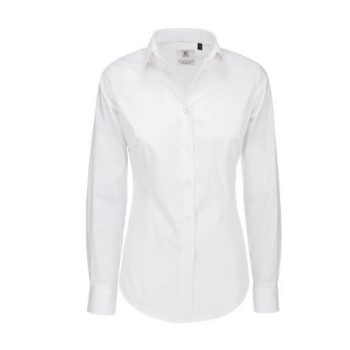 B&C Black Tie LSL /women, női hosszú ujjú ing, XS-től 2XL-ig, KIFUTÓ! - női hosszú ujjú ing - Tartex munkaruházat