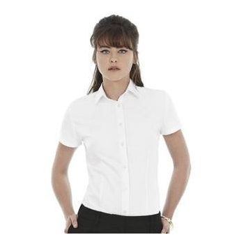 B & C, Heritage SSL /women, női rövid ujjú ing, fehér, S-2XL-ig, KIFUTÓ! - női rövid ujjú ing - Tartex munkaruházat