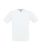 B&C Exact V-Neck, fehér "V" nyakú rövid ujjú póló, 145 gr, S-2XL-ig - ingek, pólók - Tartex munkaruházat