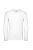 B&C #E150 Long Sleeve T, fehér hosszú ujjú, kerek nyakú póló, 100% pamut, 145 gr, 3-4XL-ig, - ingek, pólók - Tartex munkaruházat
