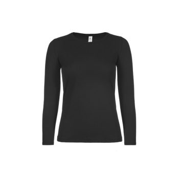 B&C #E 150 women, Színes női hosszú ujjú, kerek nyakú póló, XS-2XL-ig, 100 % pamut - női hosszú ujjú póló - Tartex munkaruházat