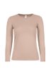 B&C #E 150 women, Színes női hosszú ujjú, kerek nyakú póló, XS-2XL-ig, 100 % pamut - női hosszú ujjú póló - Tartex munkaruházat