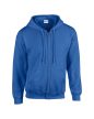 Gildan Heavy Blend Full Zipp Hodded Sweathirt, kapucnis  pulóver, kardigán, 50% pamut+50% PE, 280 gr, 3XL-5XL-ig - pulóver - Tartex munkaruházat