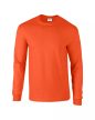 Gildan Ultra Cotton Adult Long Sleeve T-Shirt, SZÍNES hosszú ujjú, kerek nyakú póló, 100% pamut, 203 gr, S-2XL-ig - férfi, unisex hosszú ujjú póló - Tartex webáruház