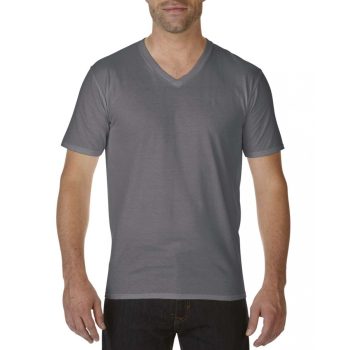 Gildan Premium V-Neck T, SZÍNES rövid ujjú "V" nyakú póló,100% pamut, 180g, S-2XL-ig - férfi, unisex rövid ujjú póló - Tartex munkaruházat