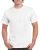 Gildan Heavy Cotton Adult T-Shirt, FEHÉR rövid ujjú, kerek nyakú póló, 100% pamut, S-2XL-ig - férfi, unisex rövid ujjú póló - Tartex munkaruházat