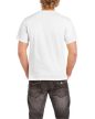Gildan Heavy Cotton Adult T-Shirt, FEHÉR rövid ujjú, kerek nyakú póló, 100% pamut, S-2XL-ig - férfi, unisex rövid ujjú póló - Tartex munkaruházat