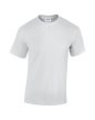 Gildan Heavy Cotton Adult T-Shirt, FEHÉR rövid ujjú, kerek nyakú póló, 100% pamut, S-2XL-ig - férfi, unisex rövid ujjú póló - Tartex munkaruházat