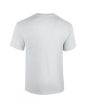 Gildan Heavy Cotton Adult T-Shirt, FEHÉR rövid ujjú, kerek nyakú póló, 100% pamut, S-2XL-ig - férfi, unisex rövid ujjú póló - Tartex munkaruházat