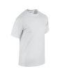 Gildan Heavy Cotton Adult T-Shirt, FEHÉR rövid ujjú, kerek nyakú póló, 100% pamut, S-2XL-ig - férfi, unisex rövid ujjú póló - Tartex munkaruházat