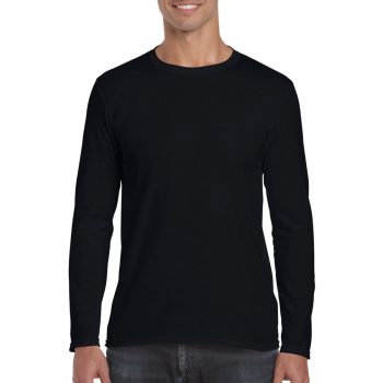 Gildan Softstyle, Színes hosszú ujjú, kerek nyakú póló, 100% pamut, 145 gr, S-2XL-ig - férfi, unisex hosszú ujjú póló - Tartex munkaruházat