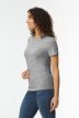 GILDAN SOFTSTYLE® MIDWEIGHT WOMENS'S T-Shirt, FEHÉR kerek nyakú, női rövid ujjú póló, S-3XL-ig, 100% pamut - női rövid ujjú póló - Tartex munkaruházat
