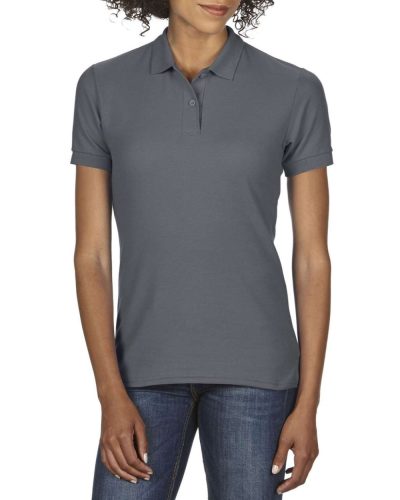 Gildan Dryblend Ladies Double Piqué T-Shirt, női rövid ujjú galléros póló SZÍNES, S-2XL-ig, KIFUTÓ
