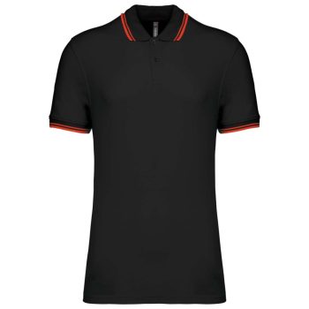 Kariban férfi piqué rövid ujjú póló, 100% pamut, 180 gr, S-4XL-ig - férfi, unisex rövid ujjú póló - Tartex munkaruházat