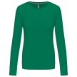 Kariban női hosszú ujjú, kerek nyakú póló, S-3XL-ig, 98% pamut+2% PE, - női hosszú ujjú póló - Tartex munkaruházat