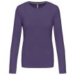 Kariban női hosszú ujjú, kerek nyakú póló, S-3XL-ig, 98% pamut+2% PE, - női hosszú ujjú póló - Tartex munkaruházat