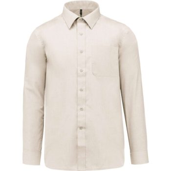 Kariban Jofrey férfi hosszú ujjú ing – elegáns, vasaláskönnyített pamut-poliészter ing, XS-6XL-ig, TÖBB SZÍNBEN! - férfi hosszú ujjú ing - Tartex munkaruházat
