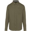 Férfi hosszú ujjú twill pamut ing – 155 g/m², legombolható gallér, OEKO-TEX® tanúsítvány, 100 % PAMUT, XS-től 4XL-ig, TÖBB SZÍNBEN! - férfi hosszú ujjú ing - Tartex munkaruházat