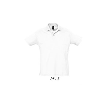 Sol's Summer II galléros rövid ujjú póló, fehér, S-2XL-ig, 100% pamut, 170 gr/nm - ingek, pólók - Tartex munkaruházat