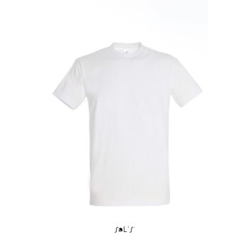 Sol's Imperial fehér rövid ujjú, kerek nyakú póló, 100% pamut, 190 gr, 4-5XL-ig - ingek, pólók - Tartex munkaruházat