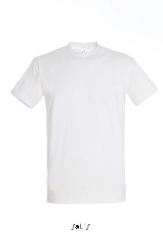 Sol's Imperial rövid ujjú póló, fehér, 4-5XL, 190 gr
