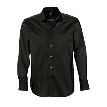 Férfi stretch hosszú ujjú ing – 140 g/m², pamut-elasztán, illeszkedő szabás, elegáns fazon, 97% pamut+3% elasztán, S-4XL-ig, TÖBB SZÍNBEN! - férfi hosszú ujjú ing - Tartex munkaruházat